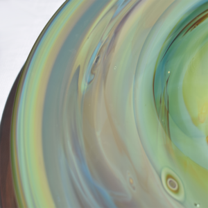 Blue Green Red Platter Detail