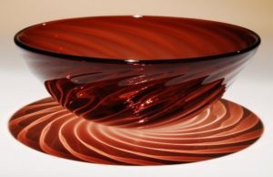 Twisted Cranberry Bowl