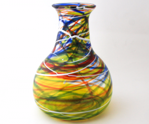 Translucent colored vase by Dylan Brams
